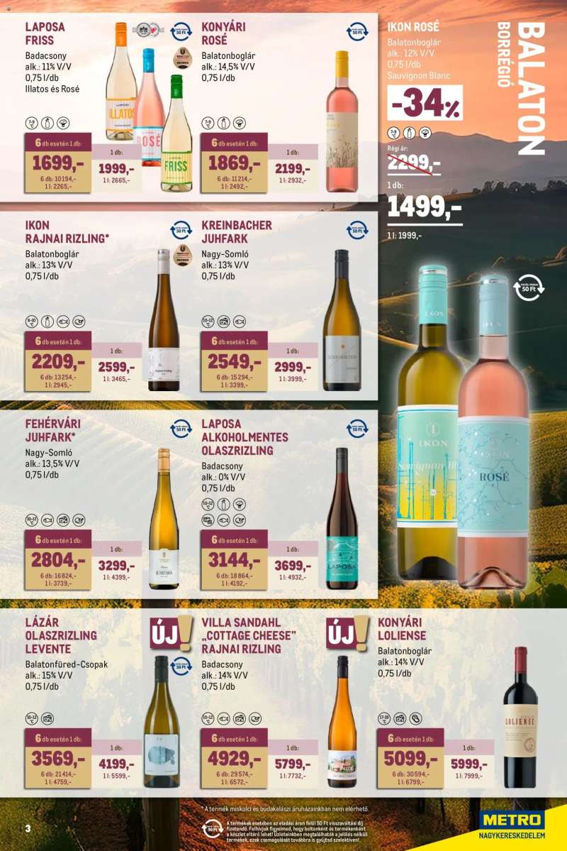 Metro Metro Tavaszi borkatalógus 2026/04 3 oldal