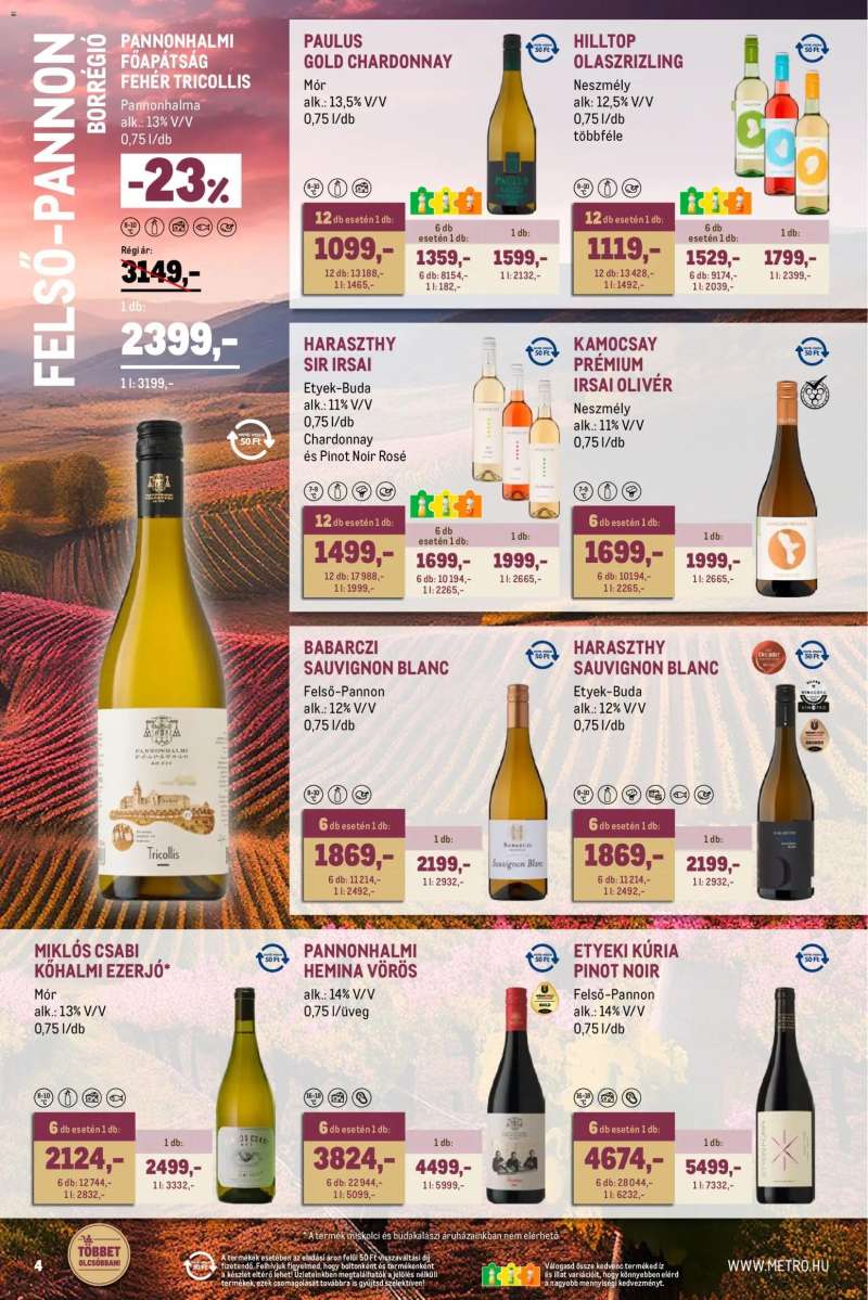Metro Metro Tavaszi borkatalógus 2026/04 4 oldal
