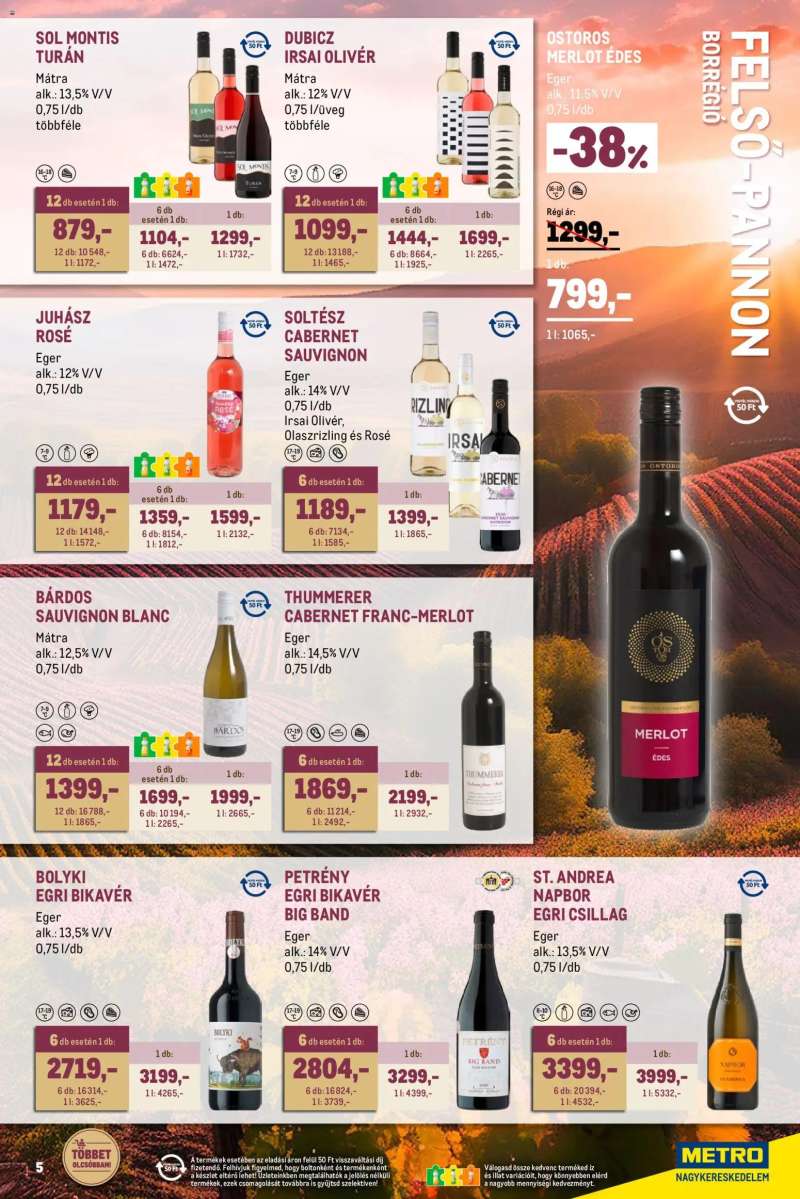 Metro Metro Tavaszi borkatalógus 2026/04 5 oldal