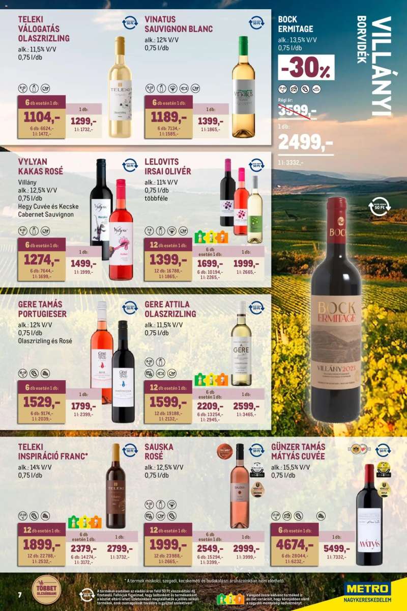 Metro Metro Tavaszi borkatalógus 2026/04 7 oldal