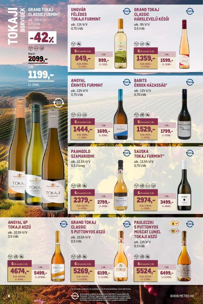 Metro Metro Tavaszi borkatalógus 2026/04 8 oldal