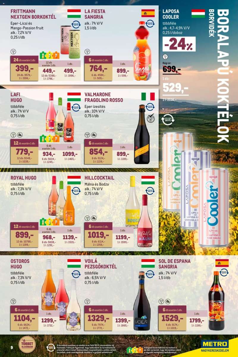 Metro Metro Tavaszi borkatalógus 2026/04 9 oldal