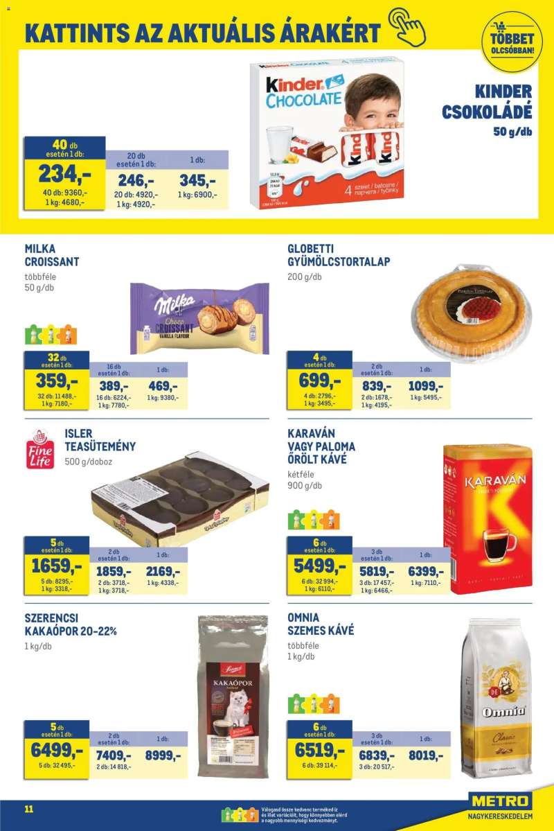 Metro Metro Élelmiszer és Szezonális katalógus 2026/04 11 oldal