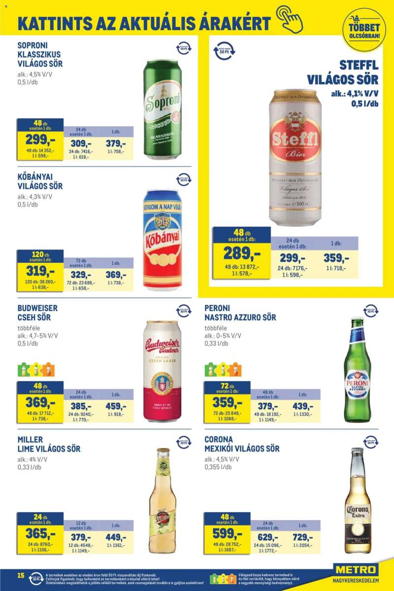Metro Metro Élelmiszer és Szezonális katalógus 2026/04 15 oldal