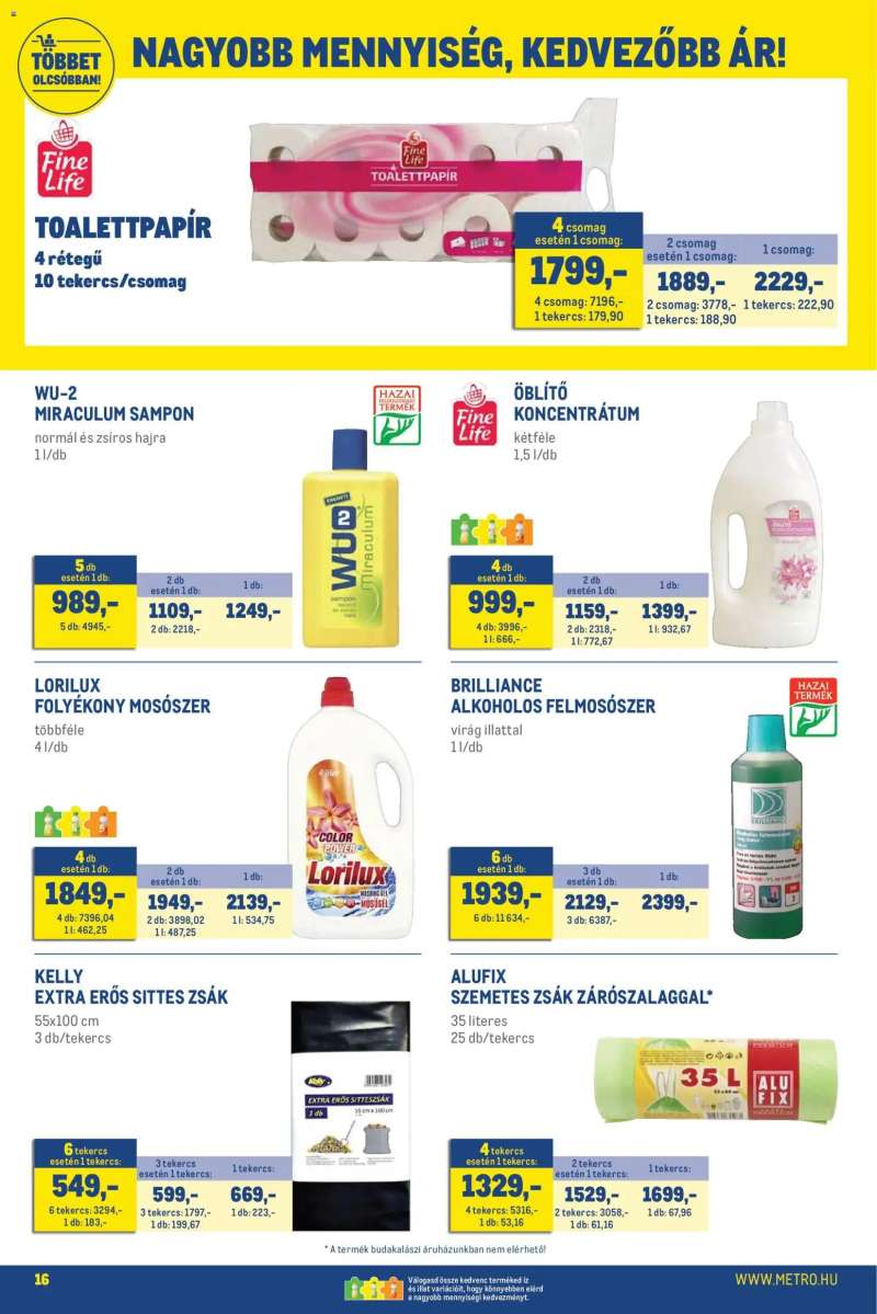 Metro Metro Élelmiszer és Szezonális katalógus 2026/04 16 oldal