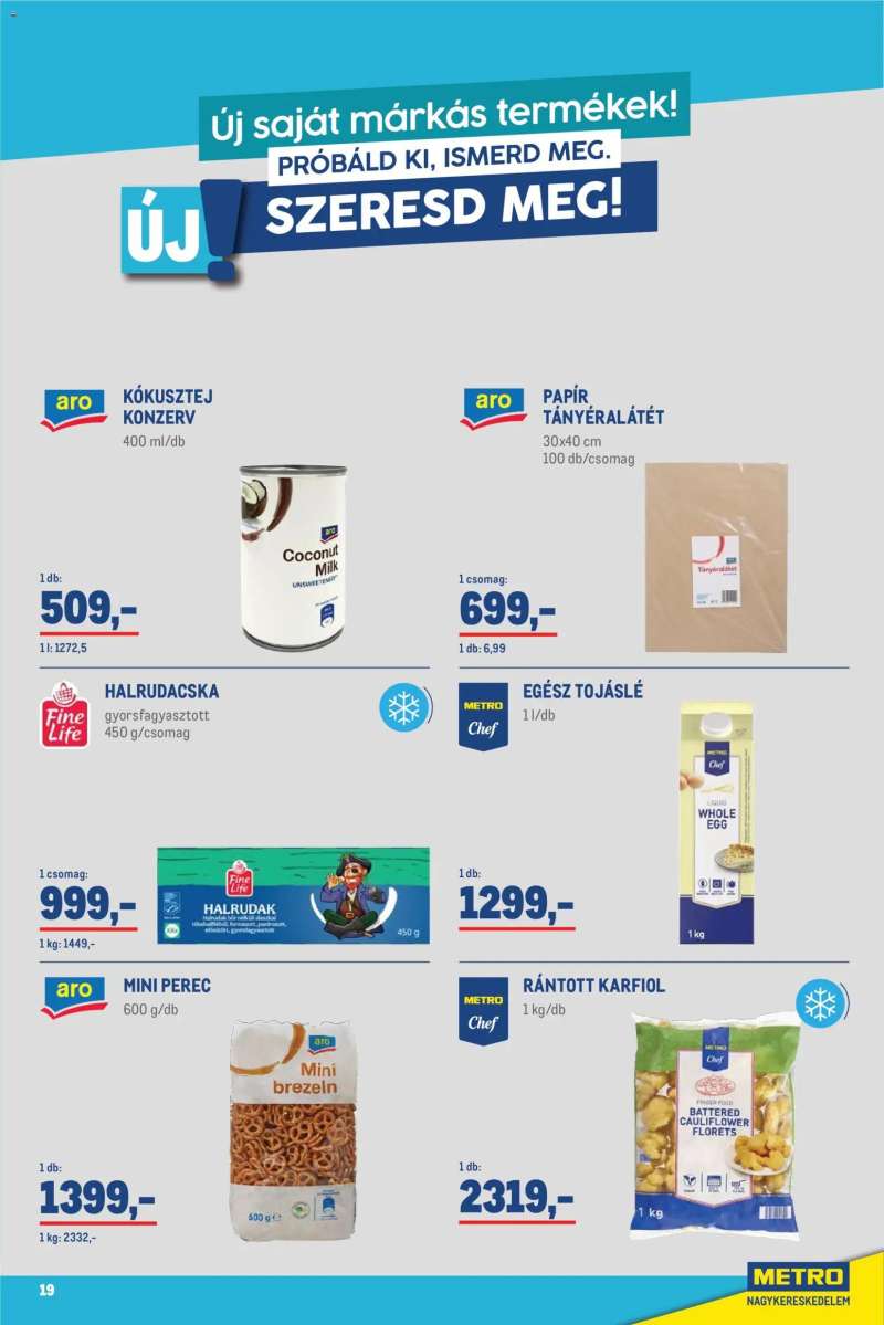 Metro Metro Élelmiszer és Szezonális katalógus 2026/04 19 oldal