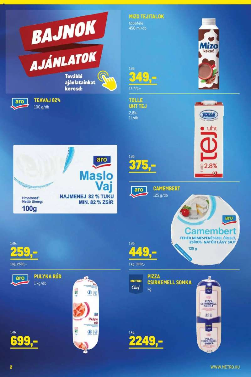 Metro Metro Élelmiszer és Szezonális katalógus 2026/04 2 oldal