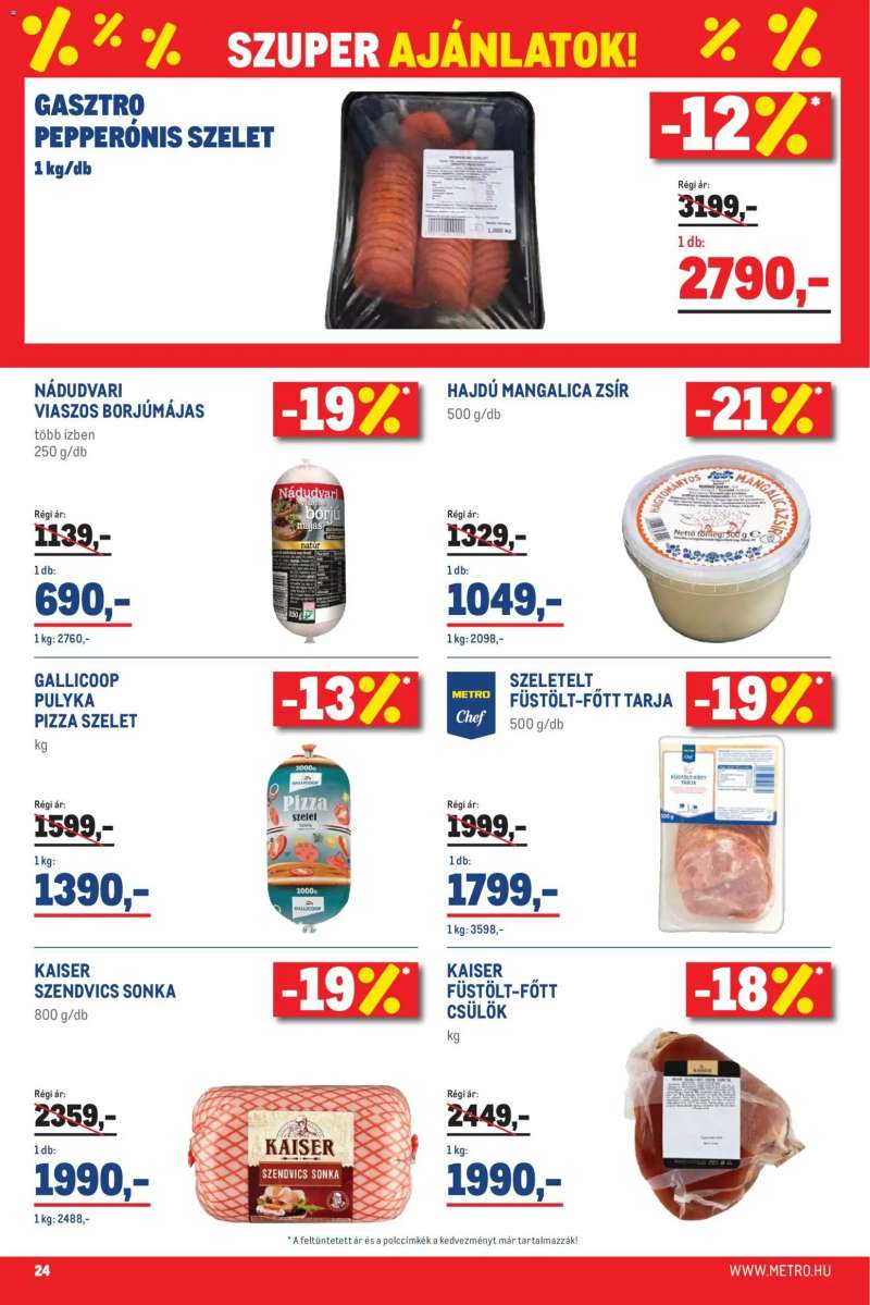 Metro Metro Élelmiszer és Szezonális katalógus 2026/04 24 oldal