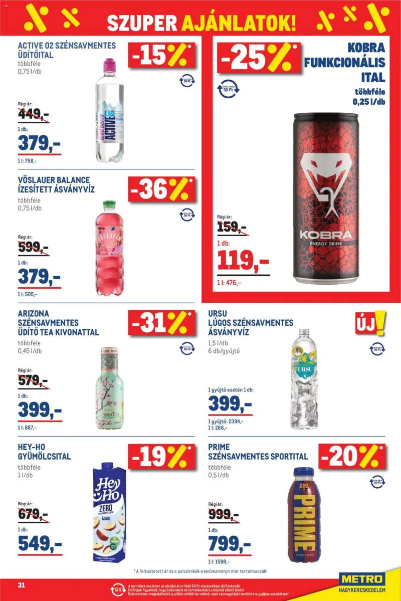 Metro Metro Élelmiszer és Szezonális katalógus 2026/04 31 oldal