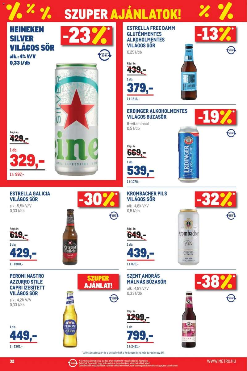Metro Metro Élelmiszer és Szezonális katalógus 2026/04 32 oldal