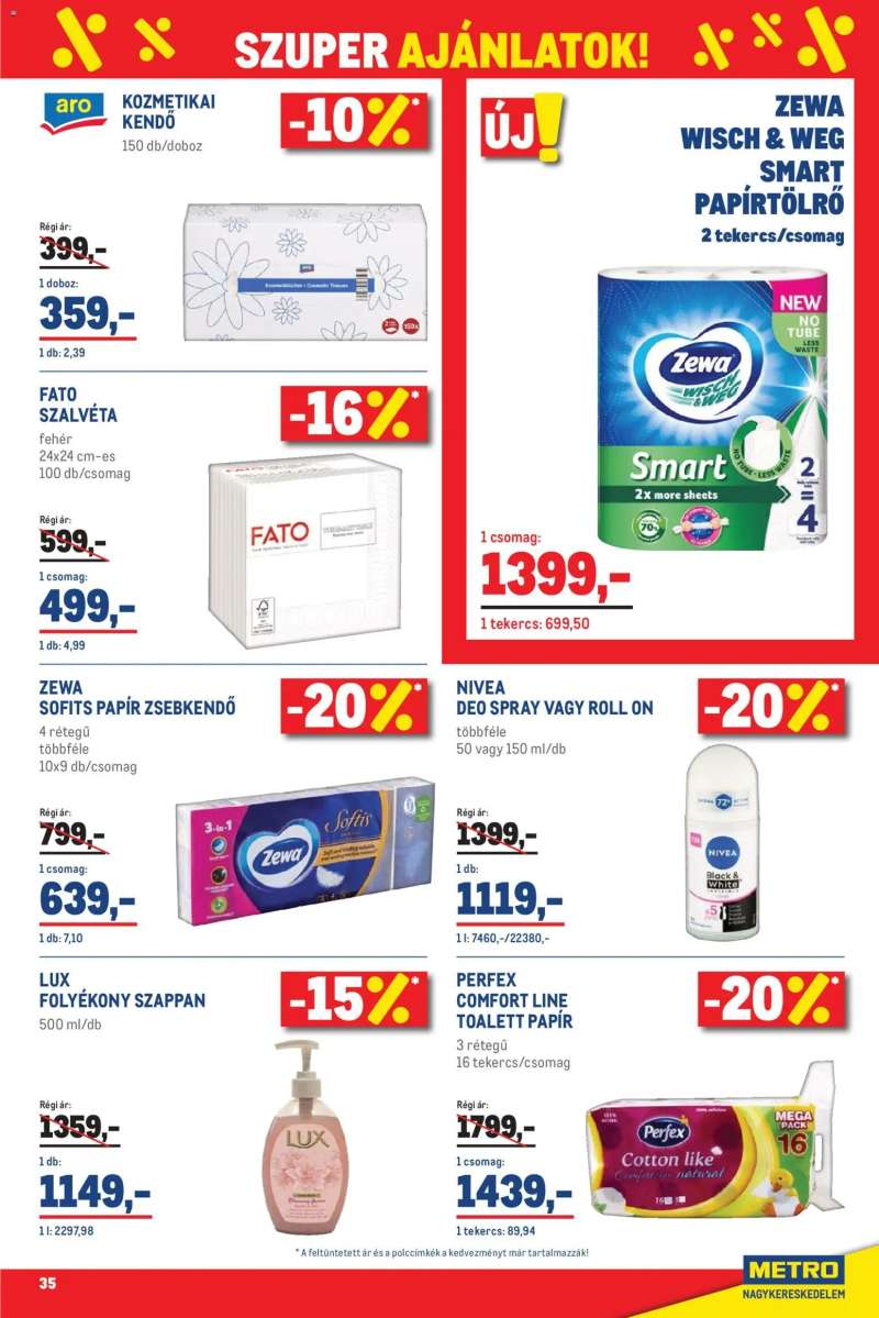 Metro Metro Élelmiszer és Szezonális katalógus 2026/04 35 oldal