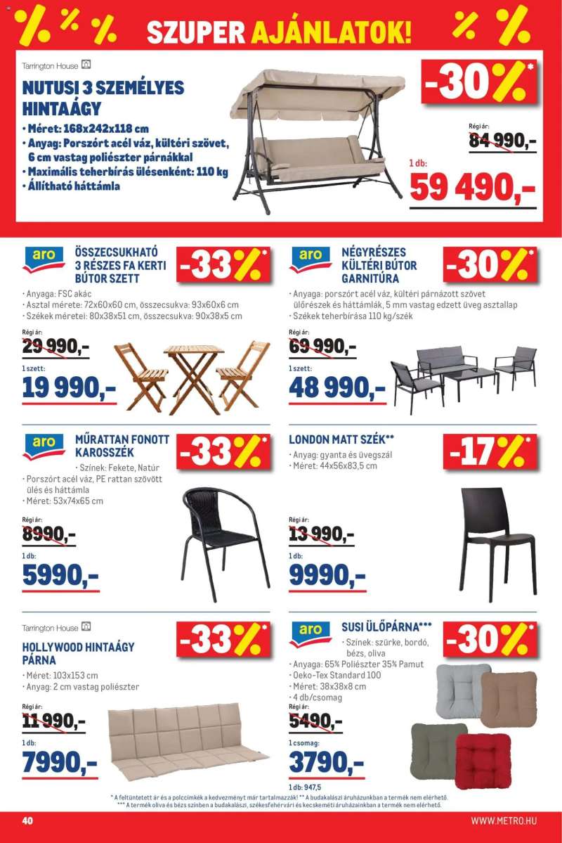 Metro Metro Élelmiszer és Szezonális katalógus 2026/04 40 oldal