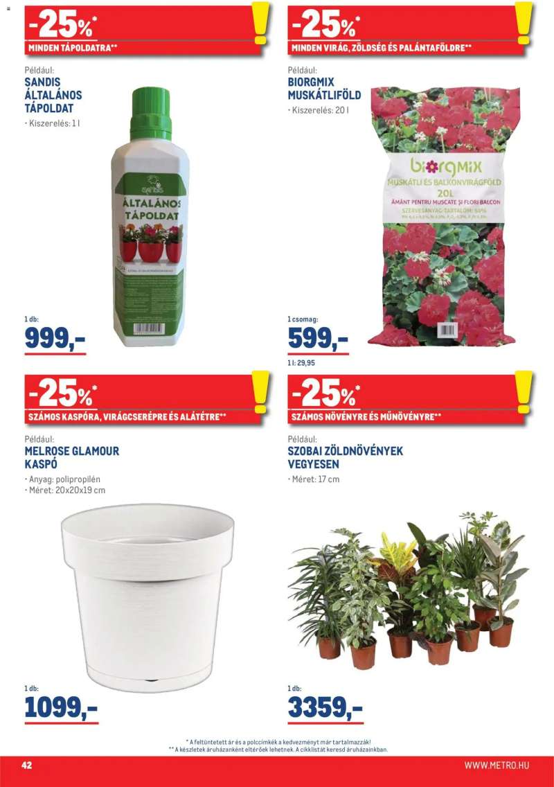 Metro Metro Élelmiszer és Szezonális katalógus 2026/04 42 oldal