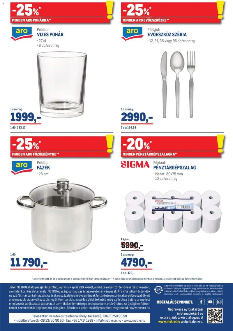 Metro Metro Élelmiszer és Szezonális katalógus 2026/04 43 oldal