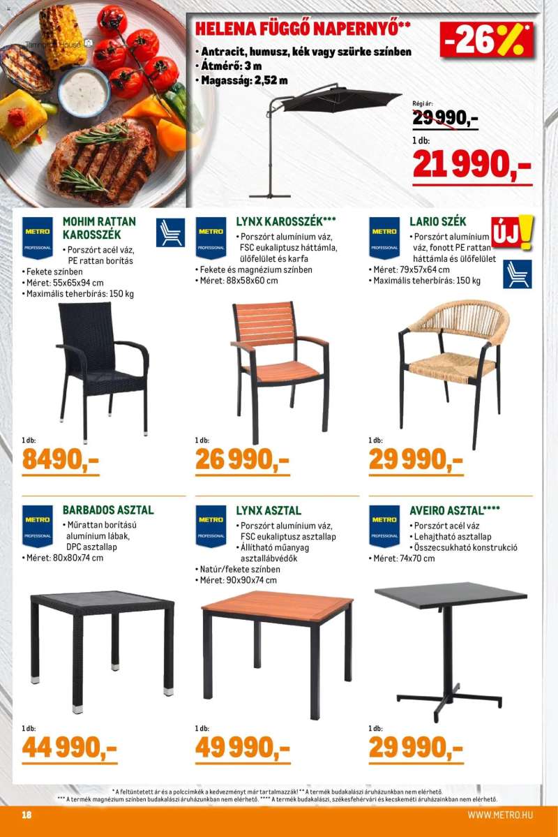 Metro Metro Grillszezon katalógus 2026/04 18 oldal