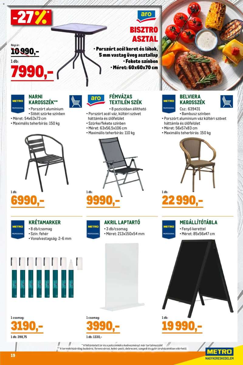 Metro Metro Grillszezon katalógus 2026/04 19 oldal