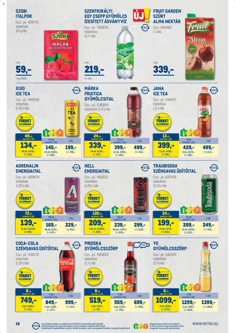 Metro Metro Nagy Ajánlatok Kiskereskedőknek 2026/04 10 oldal