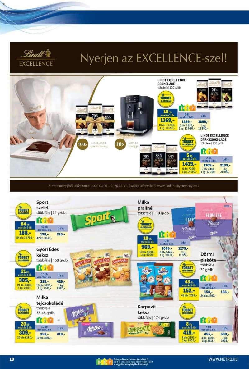 Metro Metro akciós újság 10 oldal