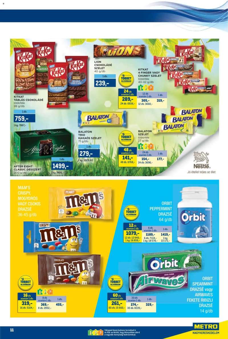 Metro Metro akciós újság 11 oldal