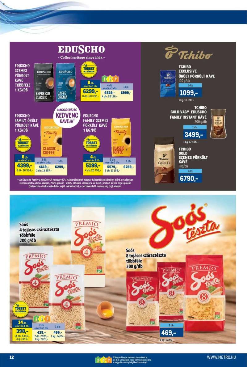 Metro Metro akciós újság 12 oldal