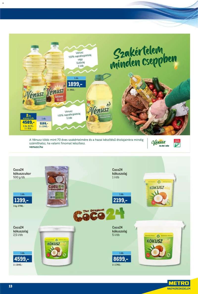 Metro Metro akciós újság 13 oldal