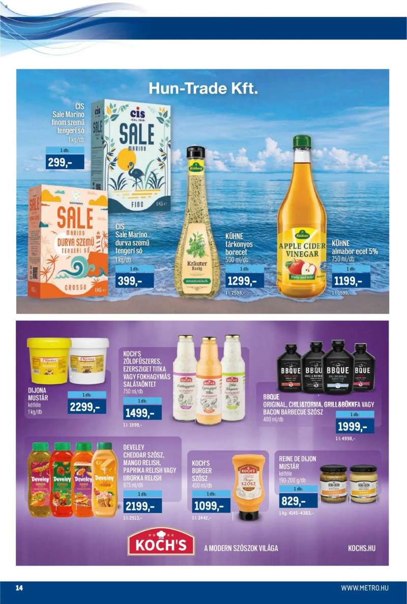 Metro Metro akciós újság 14 oldal