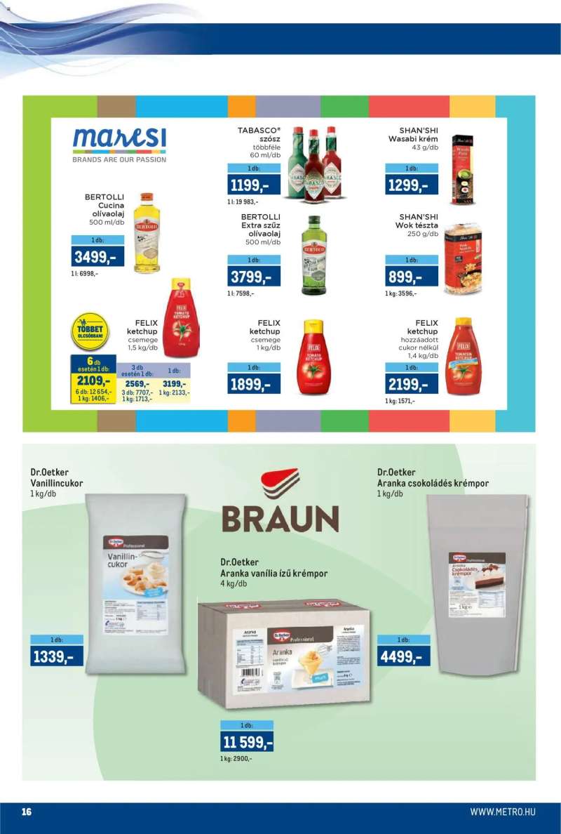 Metro Metro akciós újság 16 oldal