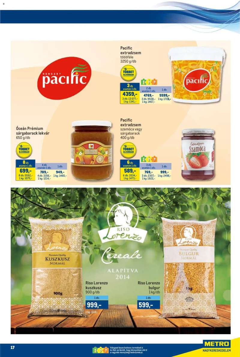 Metro Metro akciós újság 17 oldal