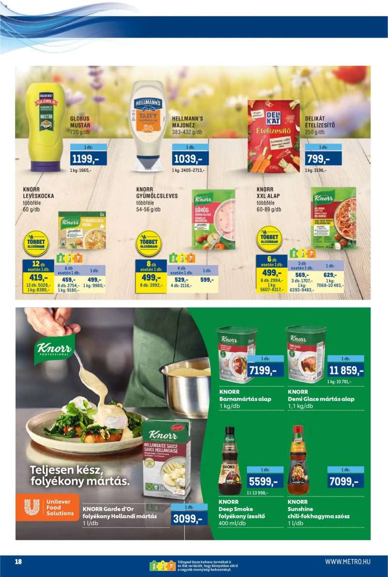 Metro Metro akciós újság 18 oldal