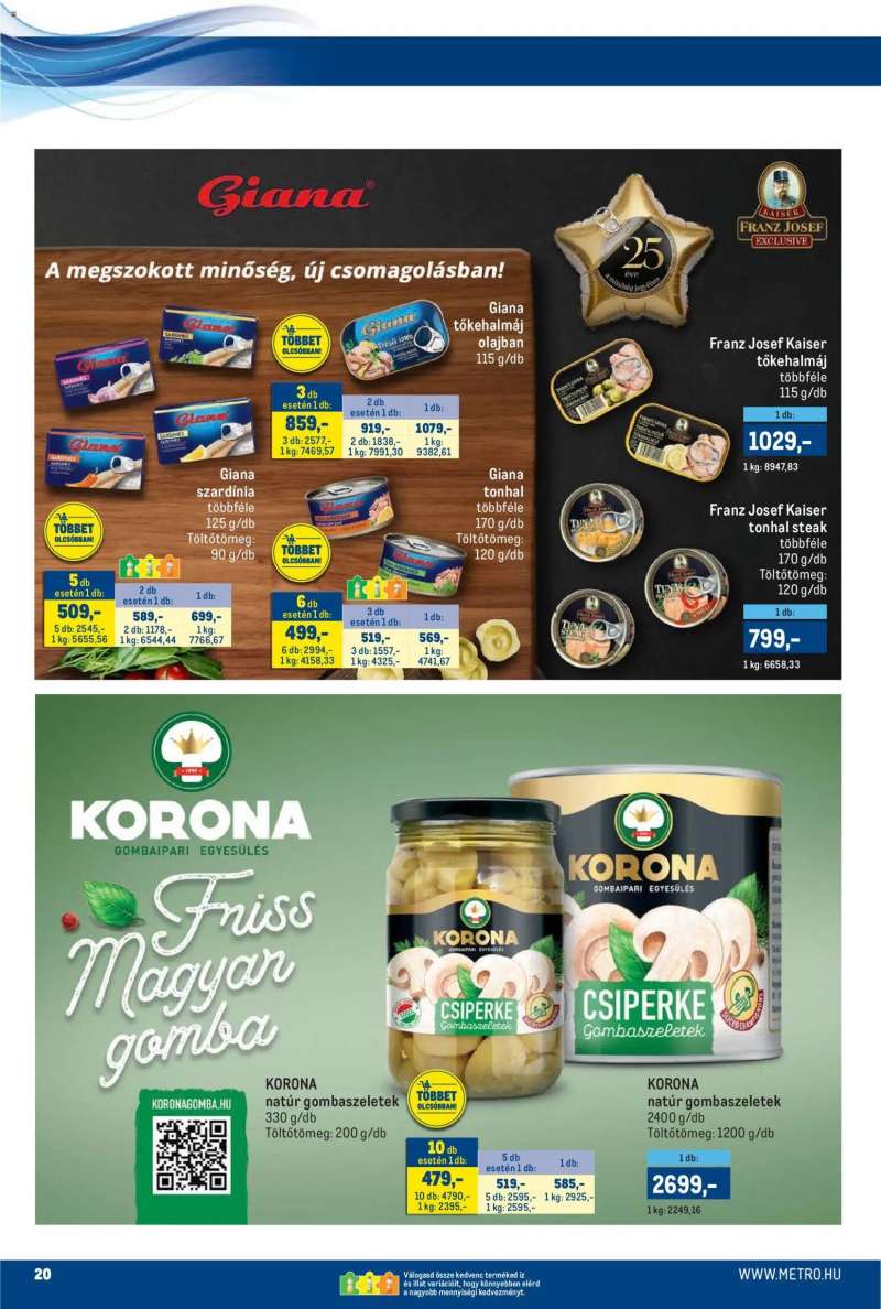 Metro Metro akciós újság 20 oldal