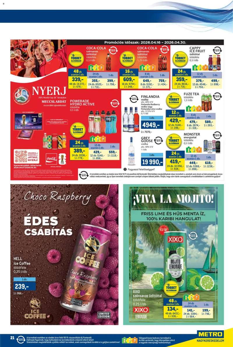 Metro Metro akciós újság 21 oldal