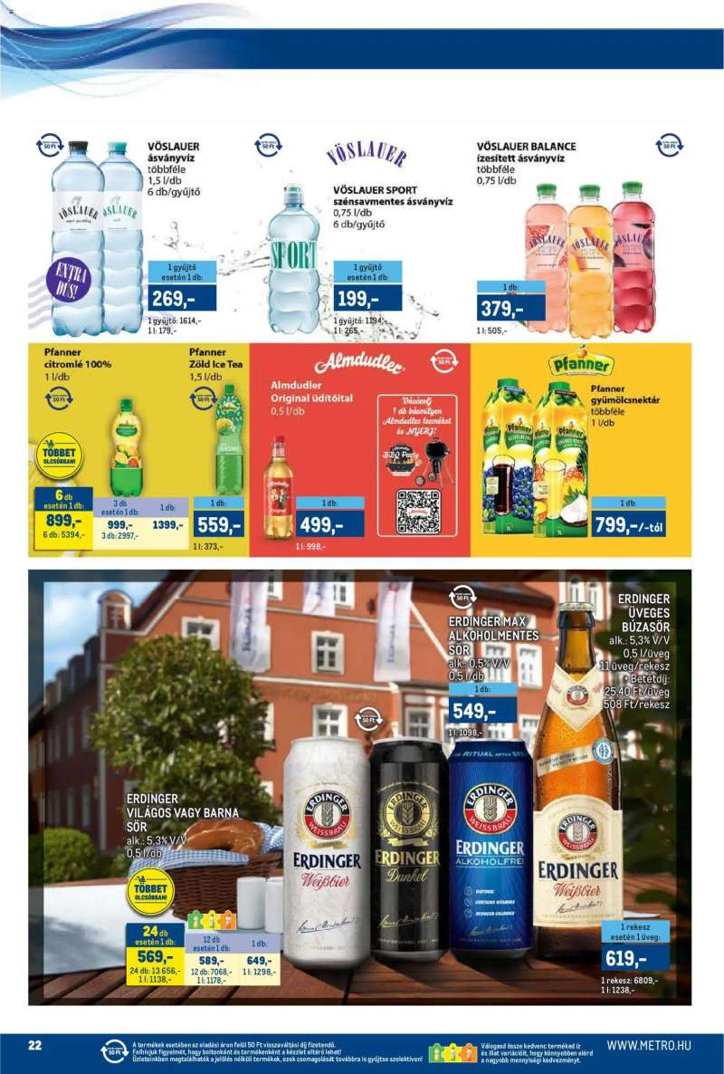 Metro Metro akciós újság 22 oldal