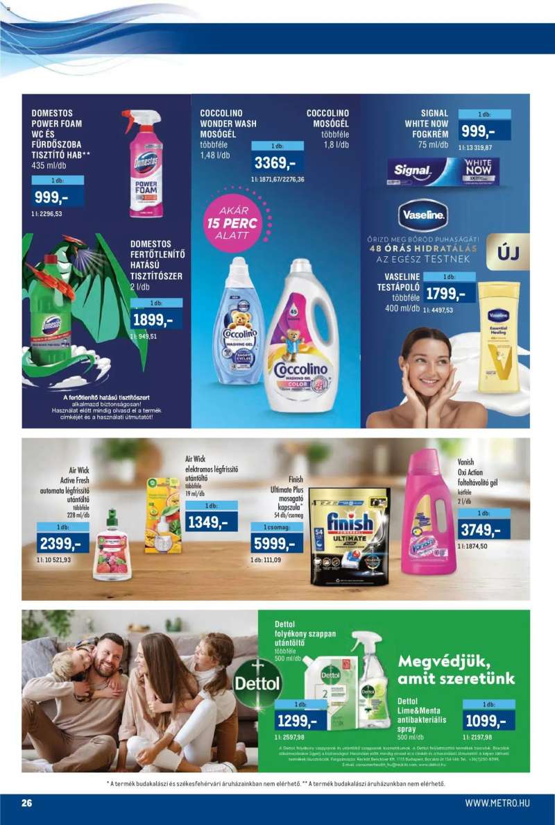 Metro Metro akciós újság 26 oldal