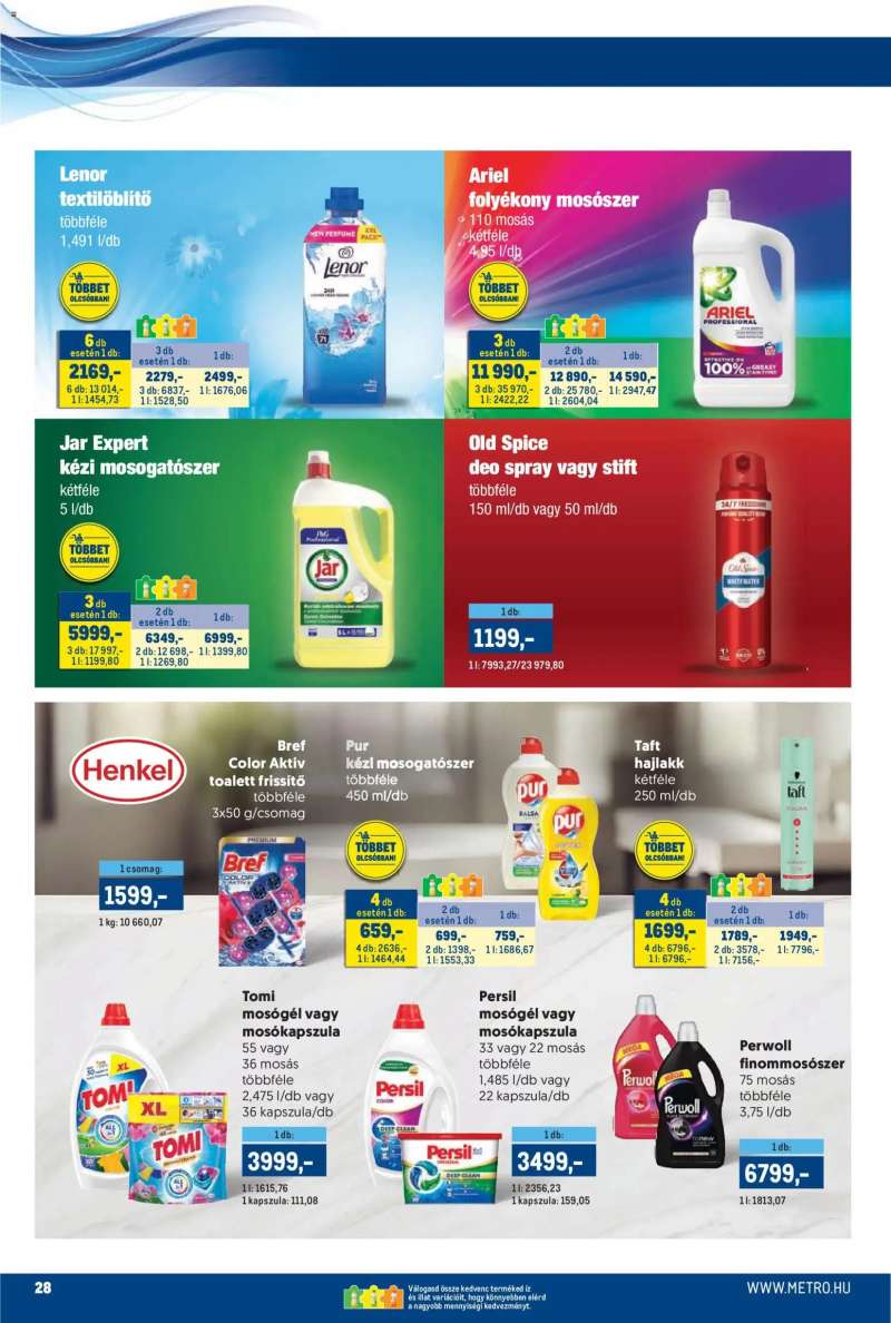 Metro Metro akciós újság 28 oldal
