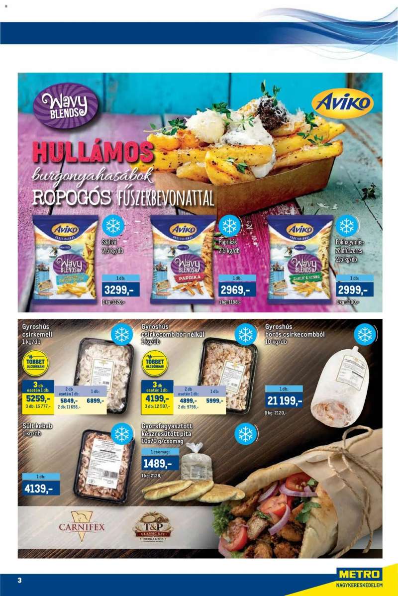 Metro Metro akciós újság 3 oldal