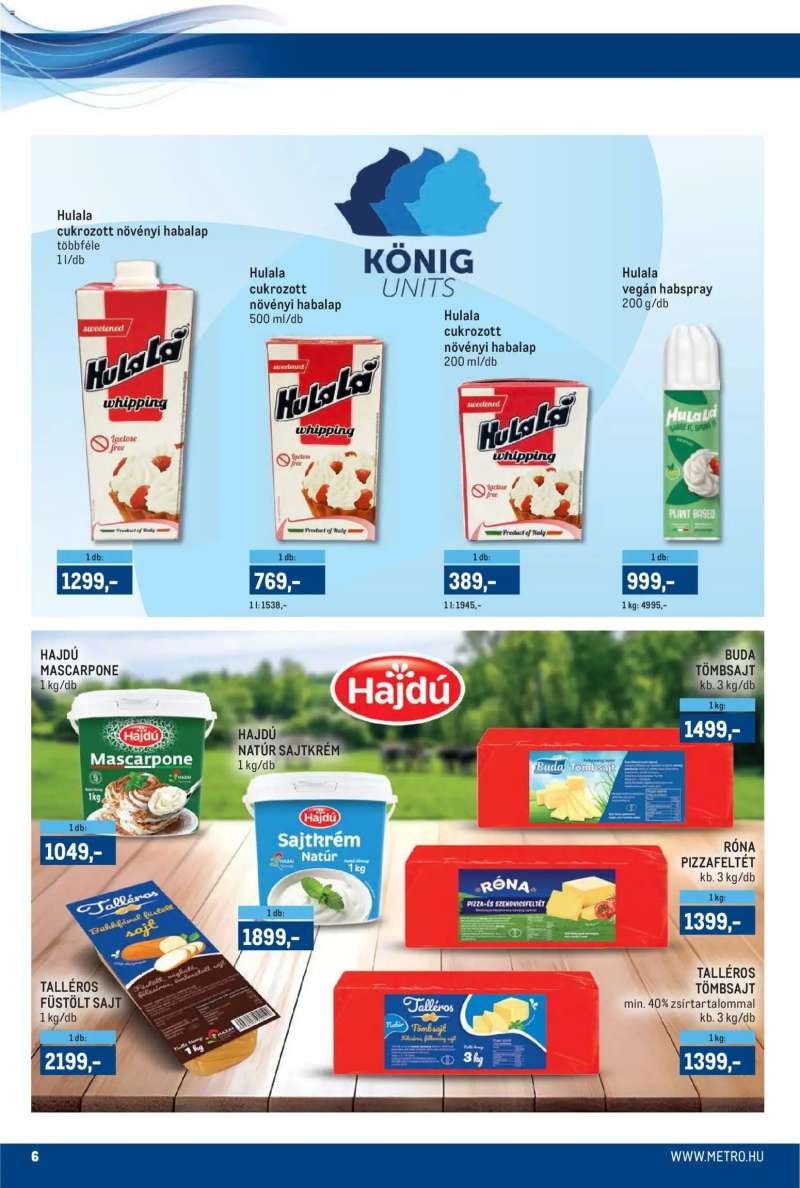 Metro Metro akciós újság 6 oldal