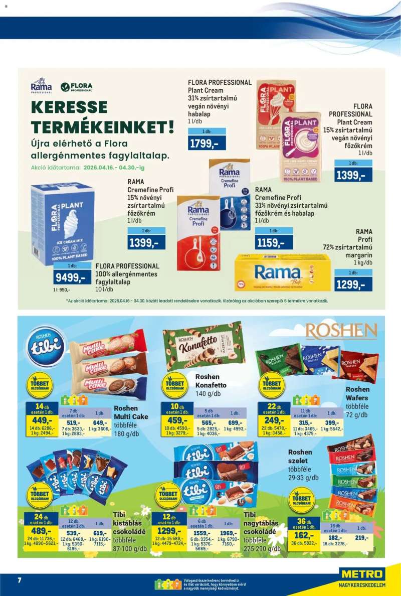 Metro Metro akciós újság 7 oldal