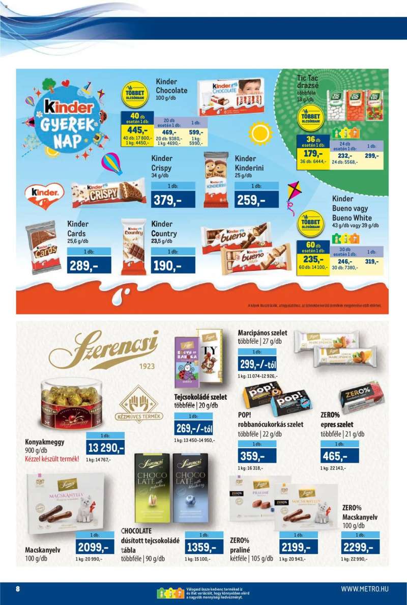 Metro Metro akciós újság 8 oldal