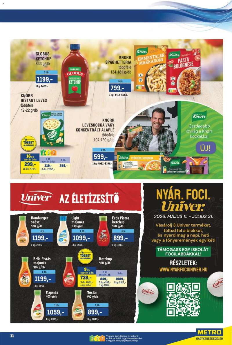 Metro Metro akciós újság 11 oldal