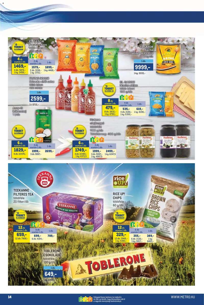 Metro Metro akciós újság 14 oldal