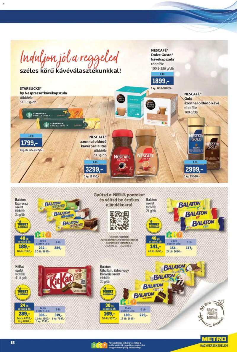 Metro Metro akciós újság 15 oldal