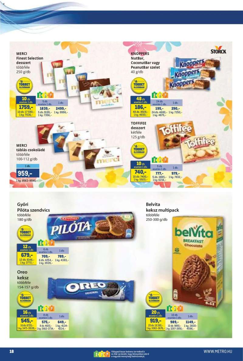 Metro Metro akciós újság 18 oldal