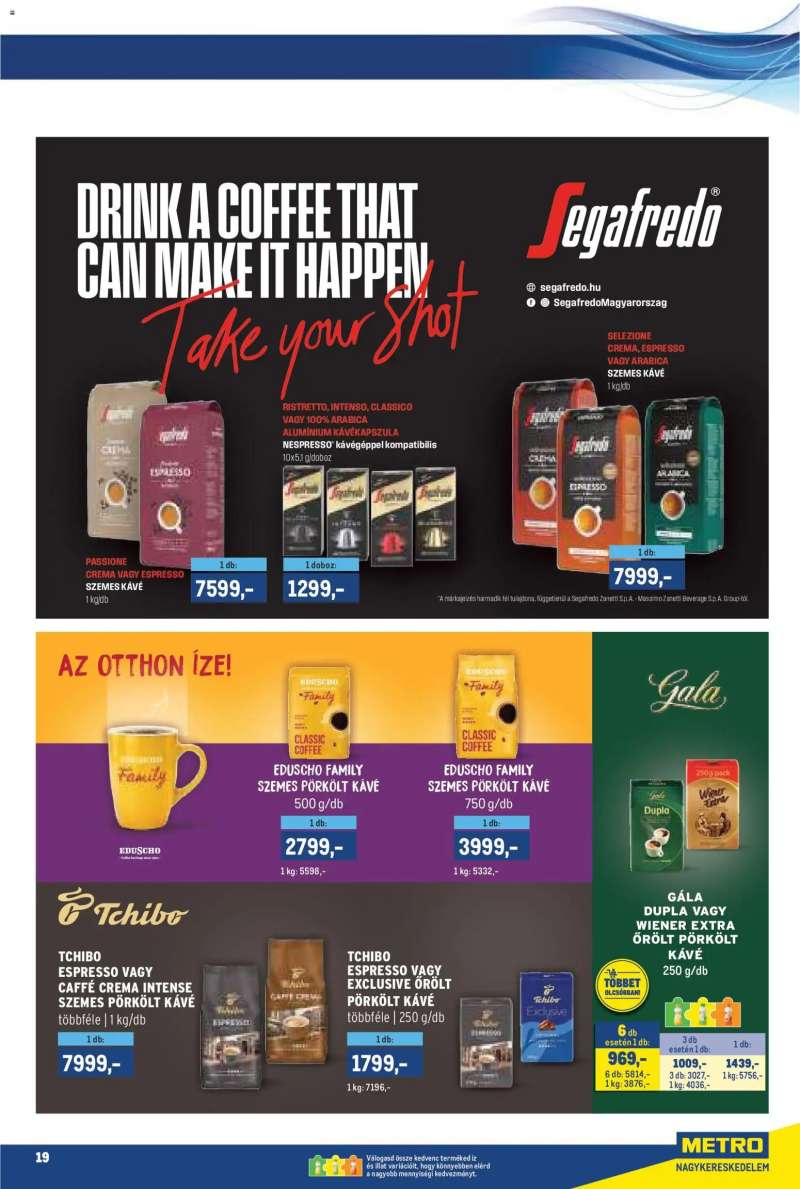Metro Metro akciós újság 19 oldal