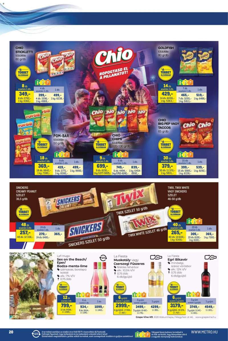 Metro Metro akciós újság 20 oldal
