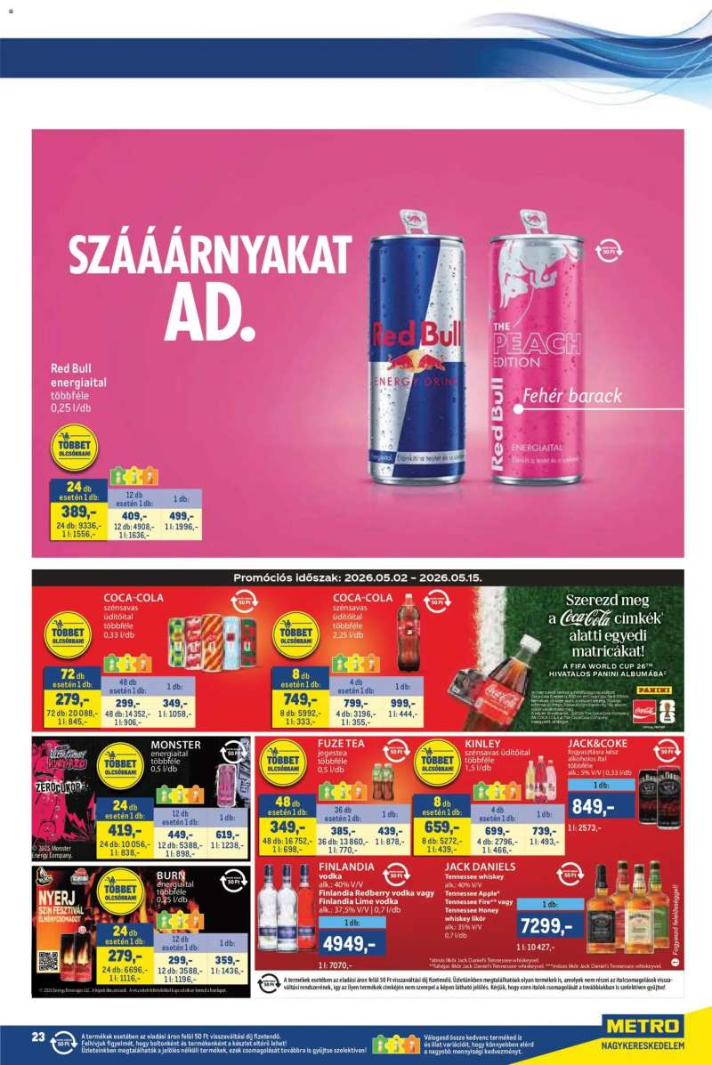 Metro Metro akciós újság 23 oldal