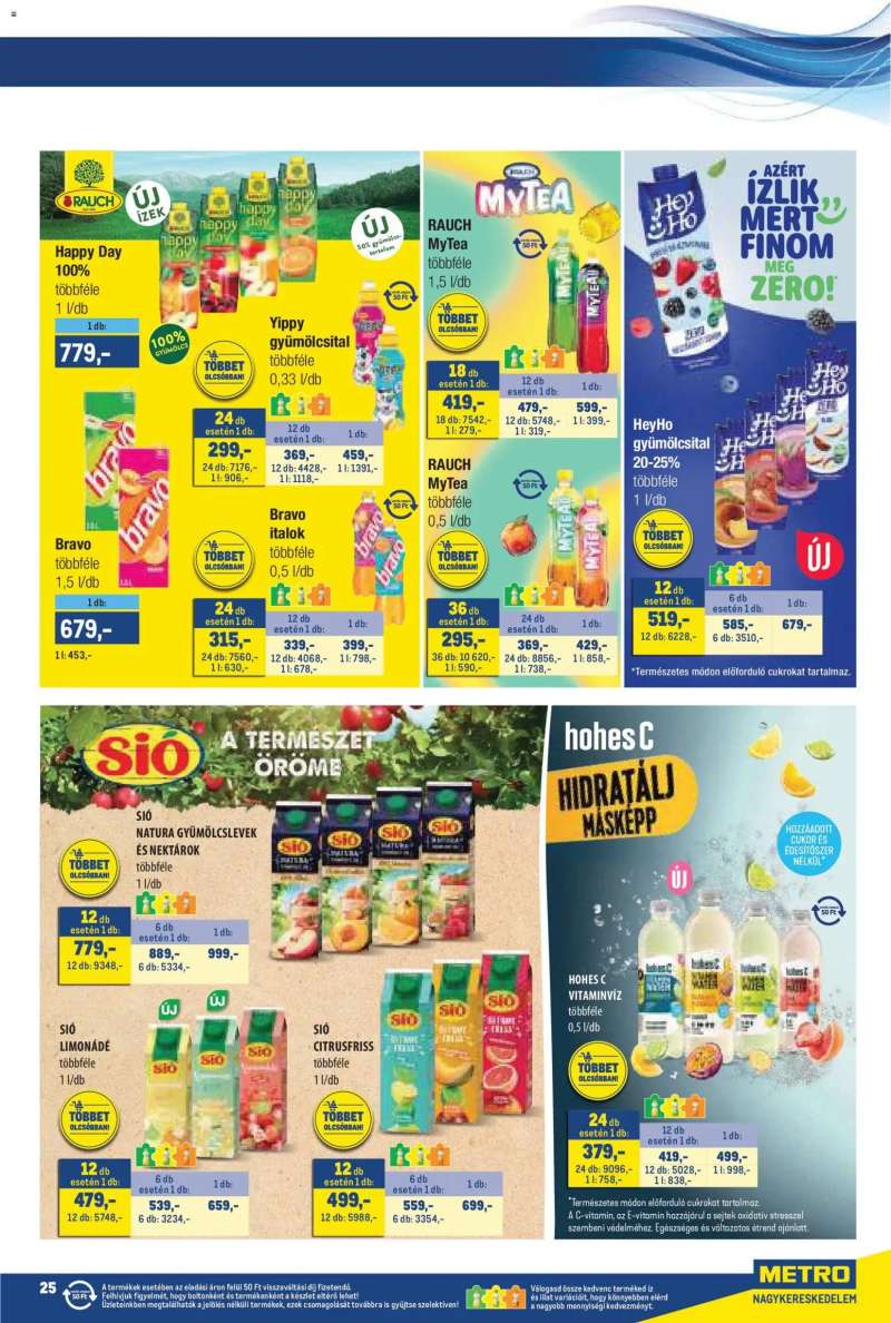 Metro Metro akciós újság 25 oldal