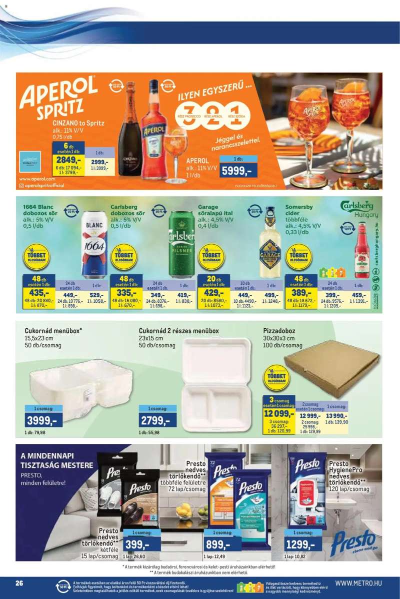 Metro Metro akciós újság 26 oldal