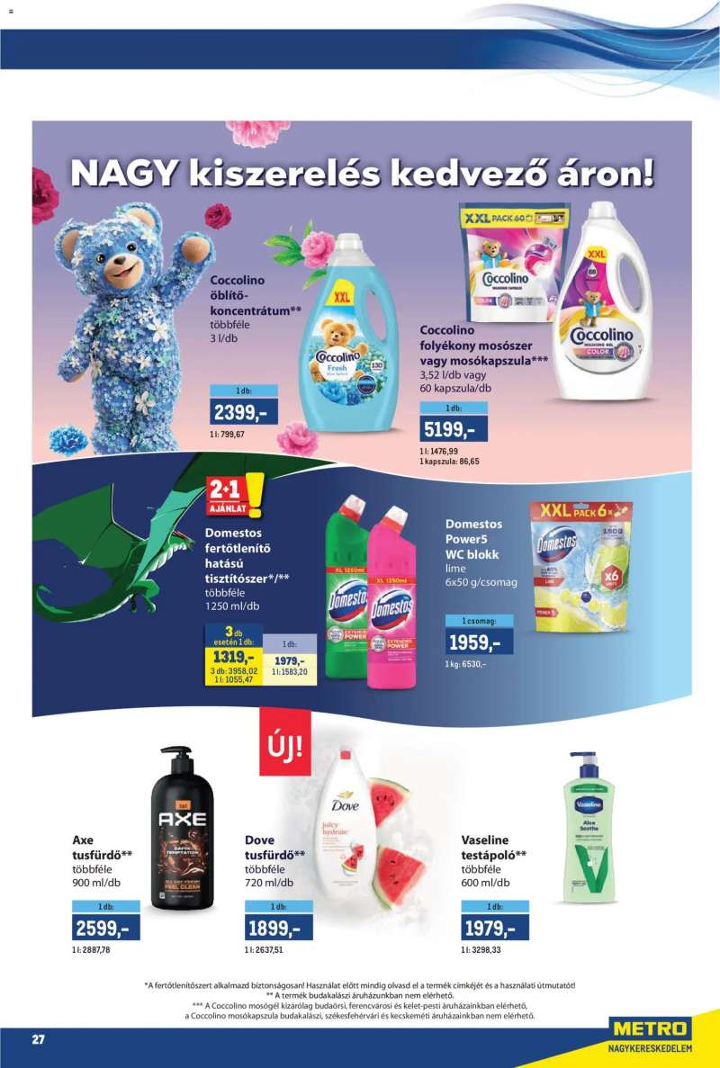 Metro Metro akciós újság 27 oldal