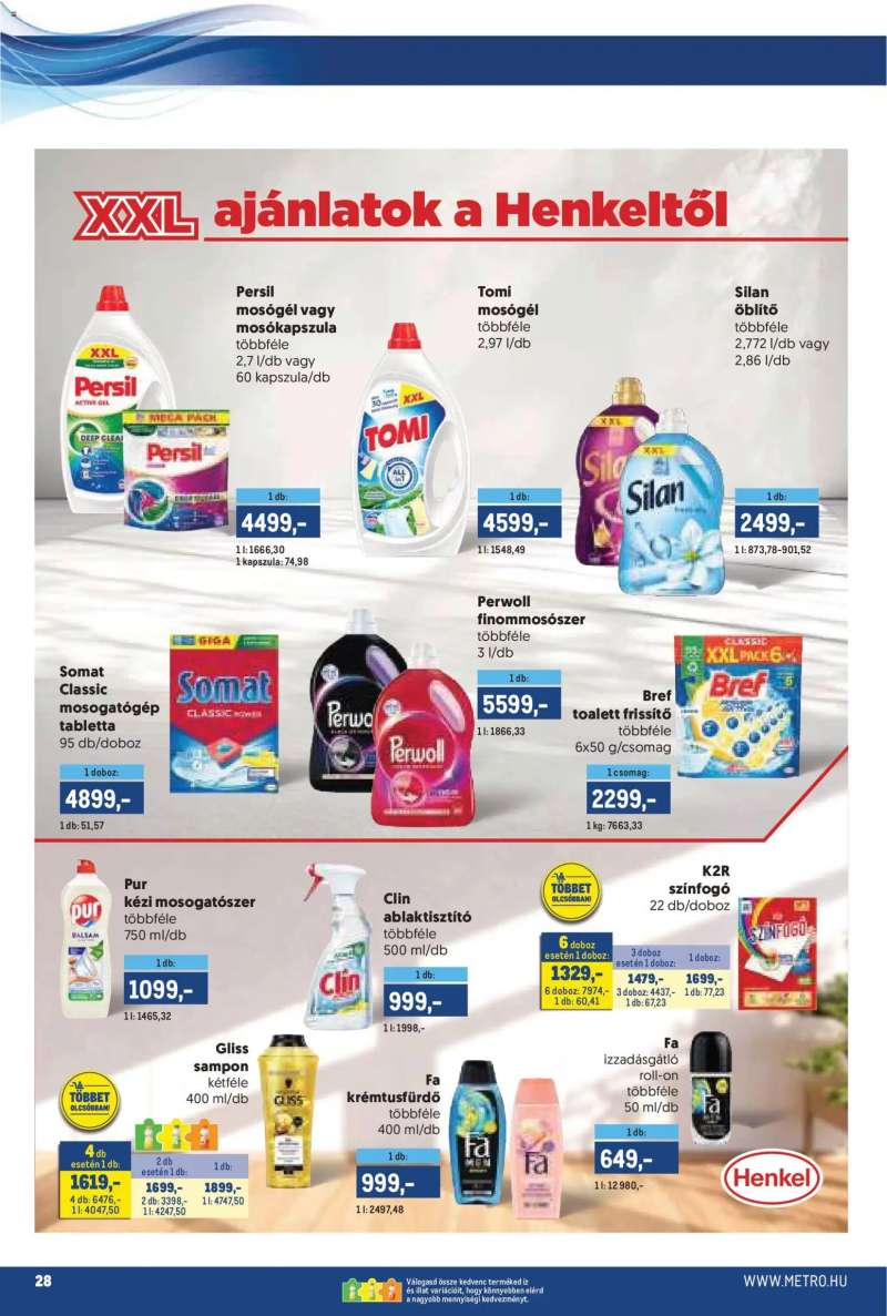 Metro Metro akciós újság 28 oldal