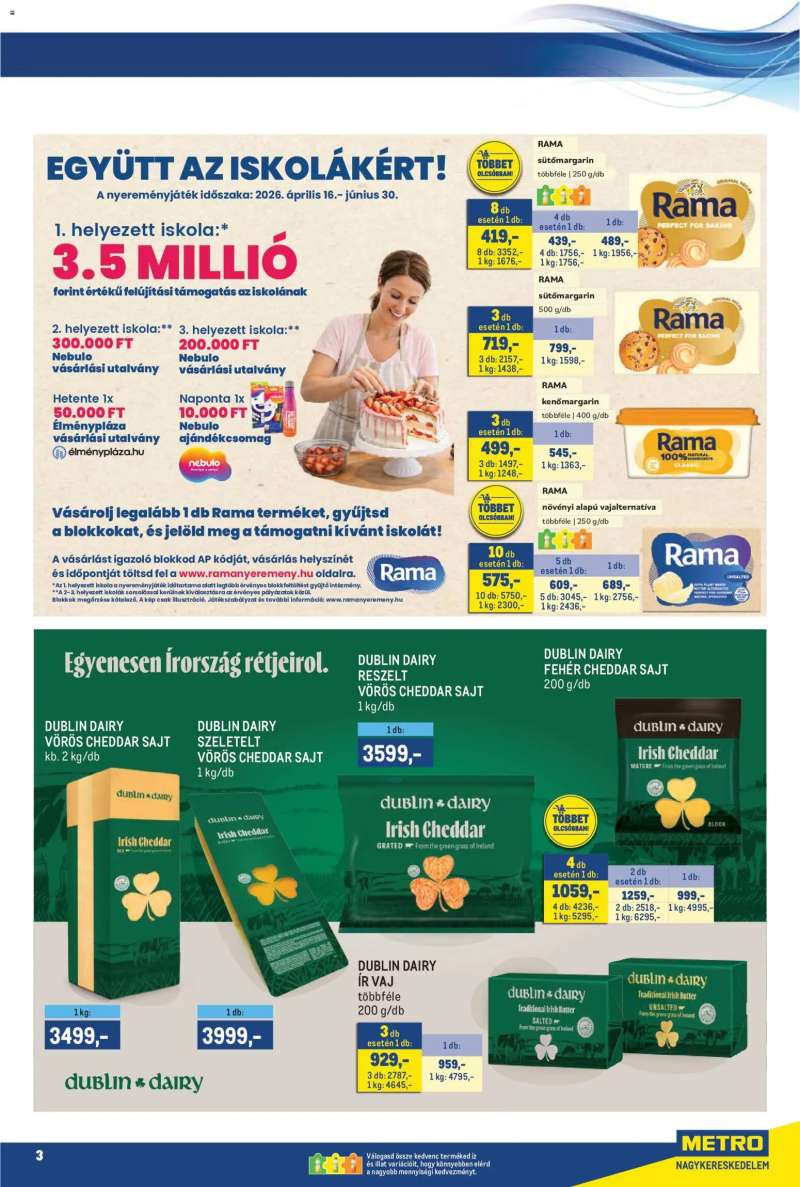 Metro Metro akciós újság 3 oldal